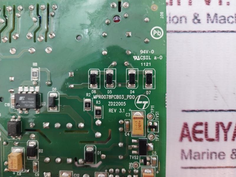 Larsen & Toubro Mpr0078Pcb03_Pd0 Power Control/Distribution Board Rev 3.1 Ze9000