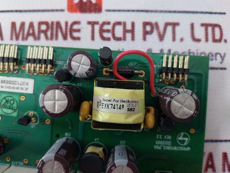 Larsen & Toubro Mpr0078pcb03_pd0 Power Control Distribution Board Rev 3.2 94v-0