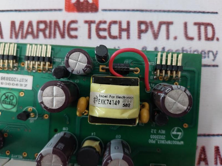 Larsen & Toubro Mpr0078pcb03_pd0 Power Control Distribution Board Rev 3.2 94v-0