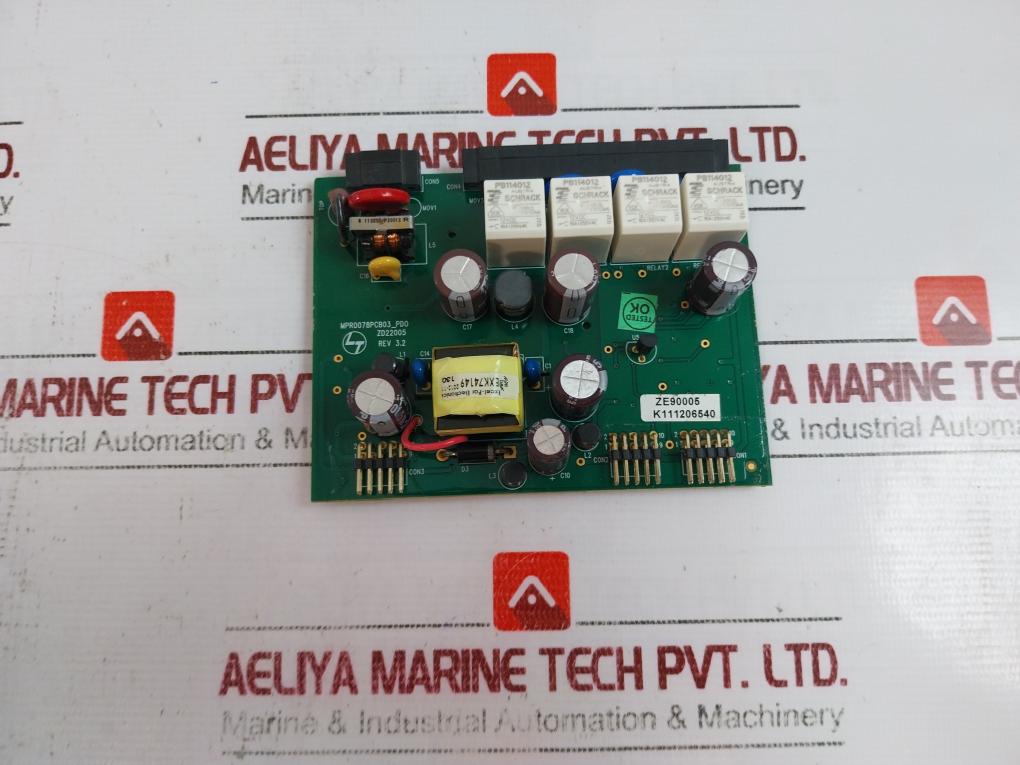 Larsen & Toubro Mpr0078pcb03_pd0 Power Control Distribution Board Zd22005