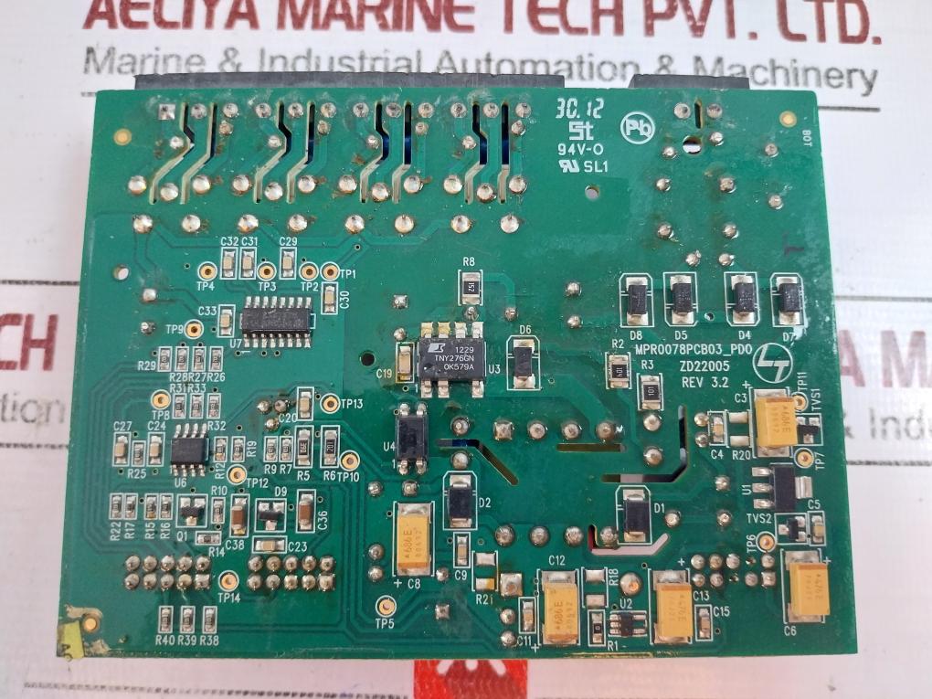 Larsen & Toubro Mpr0078pcb03_pd0 Power Control Distribution Board Zd22005