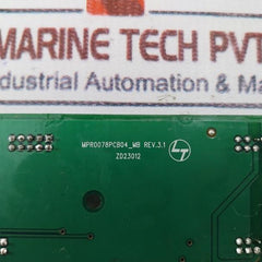 Larsen & Toubro Mpr0078pcb04_mb Printed Circuit Board Card, Rev 3.1, 94v-0