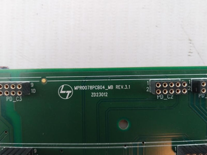 Larsen & Toubro Mpr0078Pcb04_Mb Printed Circuit Board Rev: 3.1 Zd23012