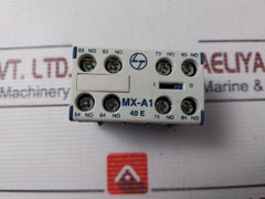 Larsen & Toubro Mx-a1 Mini Power Contactor With Relay 415V 3A 50Hz/60Hz