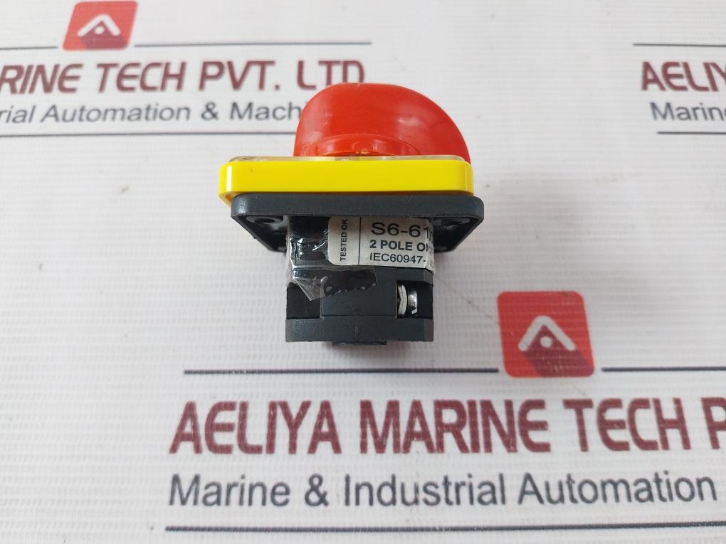 Larsen & Toubro S6-61002-b13 Cam Operated Rotary Switch 2 Pole 440V-6A
