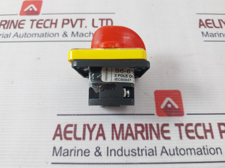 Larsen & Toubro S6-61002-b13 Cam Operated Rotary Switch 2 Pole 440V-6A