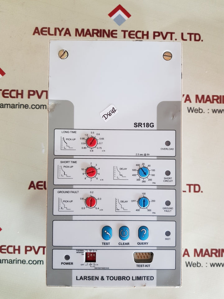 Larsen & Toubro Sr18G Protection Release Microprocessor Base Rev 06