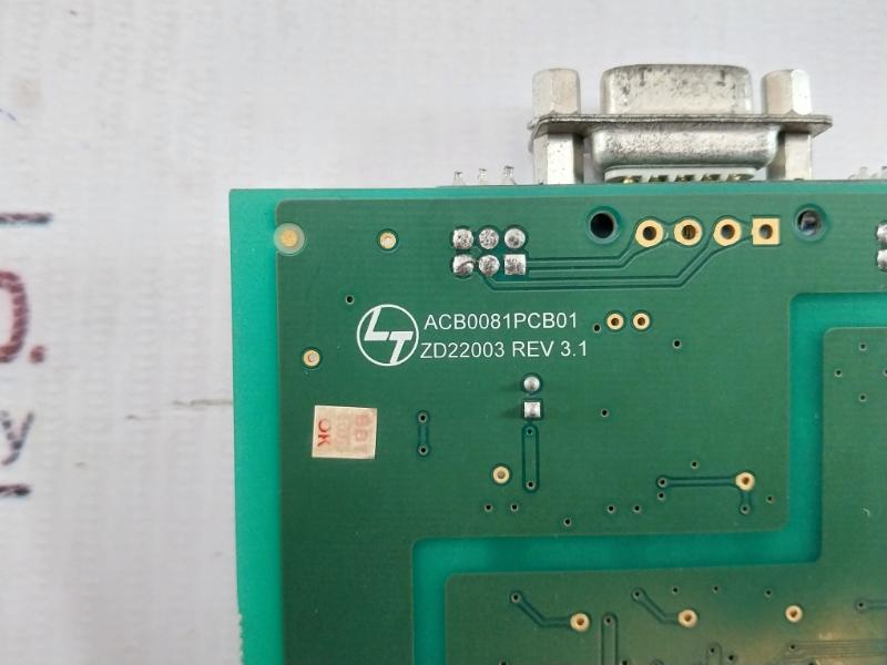 Larsen & Toubro Zd22003 Printed Circuit Board Card Rev 3.1 Acb0081 94 V-0