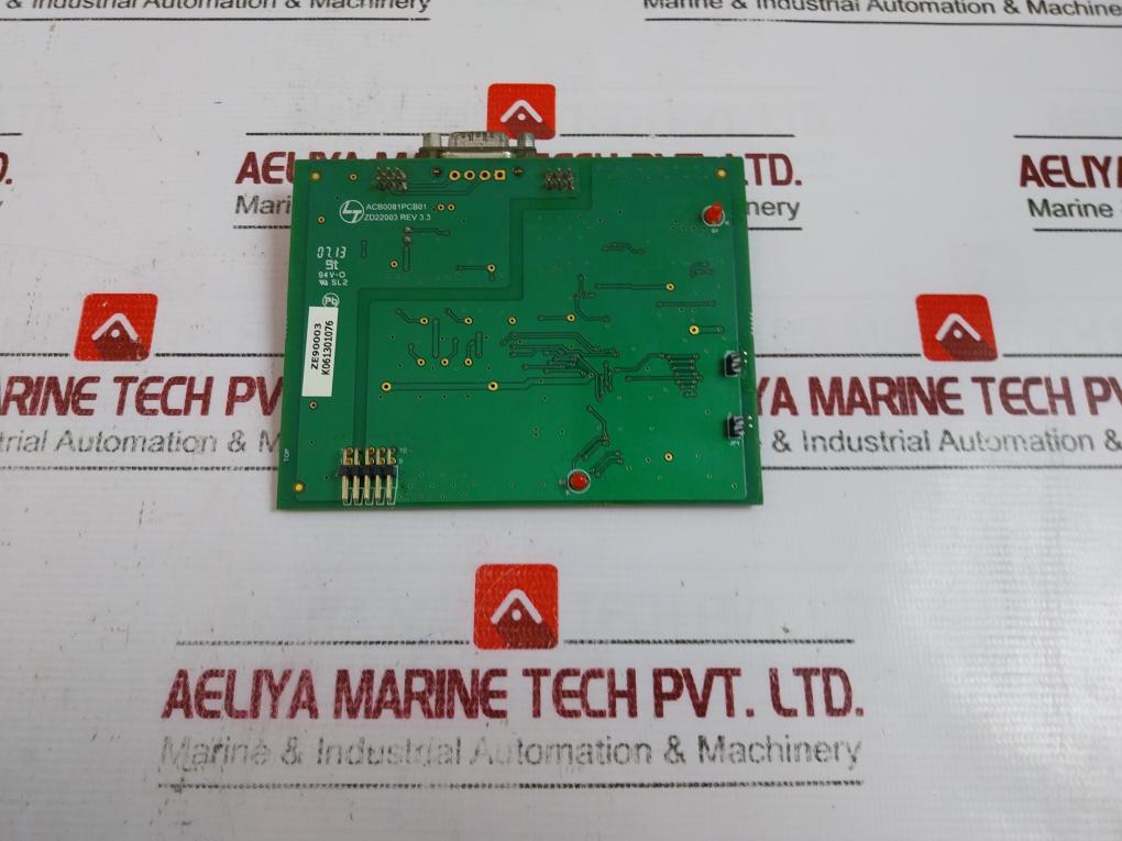 Larsen & Toubro Zd22003 Printed Circuit Board Module, Acb0081, 94V-0, Rev 3.3