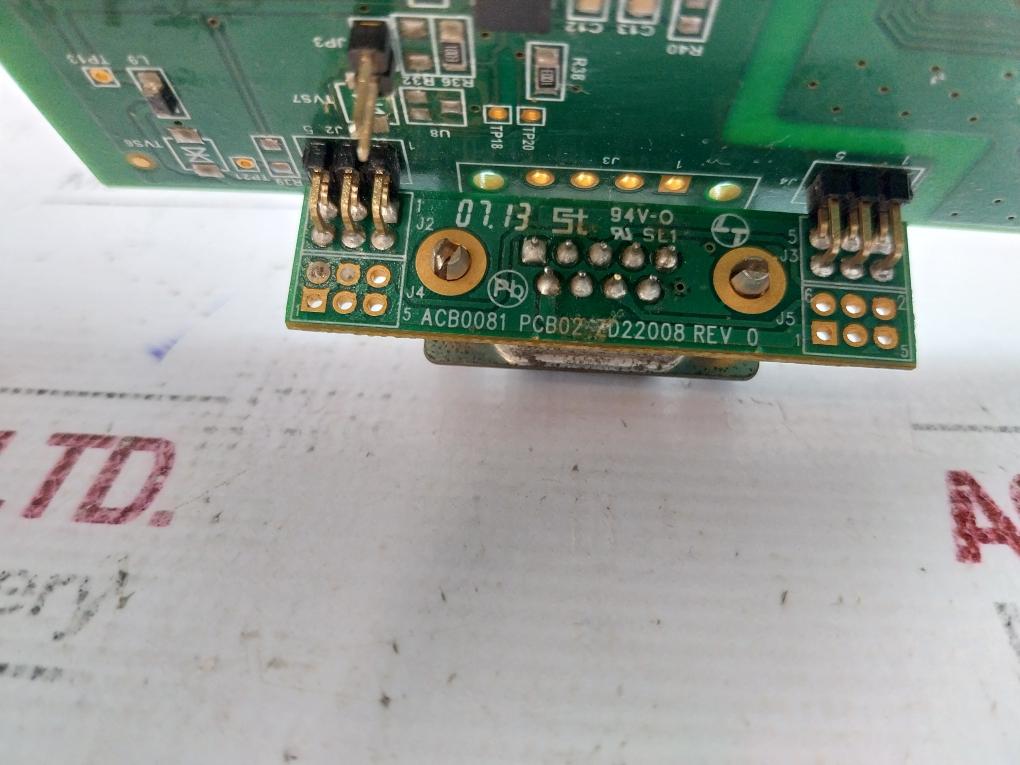 Larsen & Toubro Zd22003 Printed Circuit Board Module, Acb0081, 94V-0, Rev 3.3