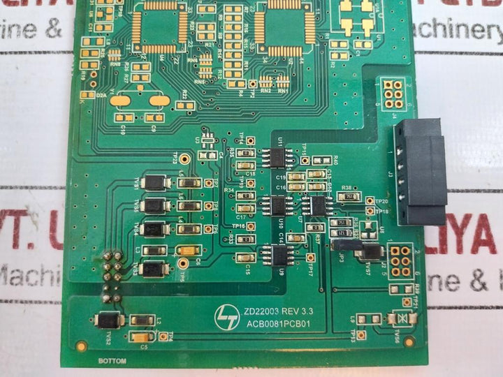 Larsen & Toubro Zd22003 Printed Circuit Board Module, Acb0081, Rev 3.3, 94V-0