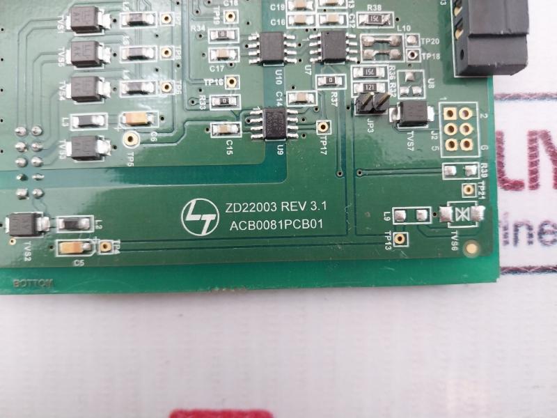 Larsen & Toubro Zd22003 Printed Circuit Board Rev 3.1 Acb0081Pcb01