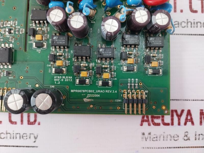 Larsen & Toubro ZD22004 Printed Circuit Board REV 3.4 K101308613