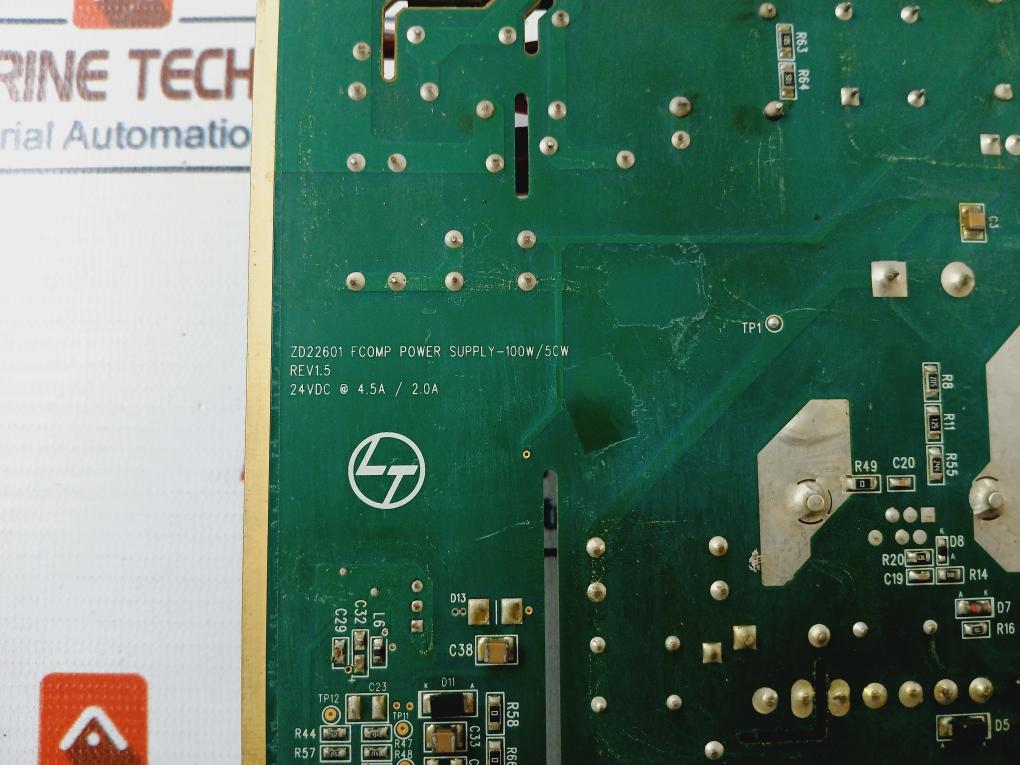 Larsen & Toubro Zd22601 Fcomp Power Supply-100W/50W Printed Circuit Board