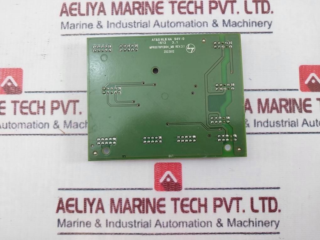 Larsen & Toubro Zd23012 Printed Circuit Board Assembly Rev. 3.1 Mpr0078Pcb04_Mb