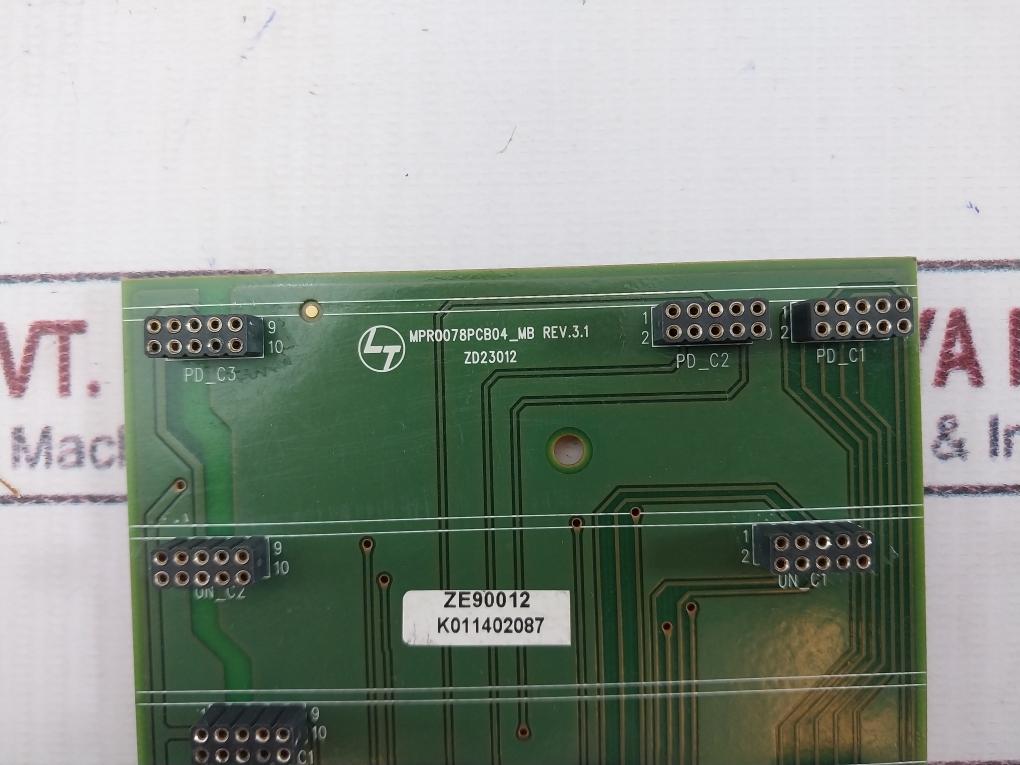 Larsen & Toubro Zd23012 Printed Circuit Board Assembly Rev. 3.1 Mpr0078Pcb04_Mb