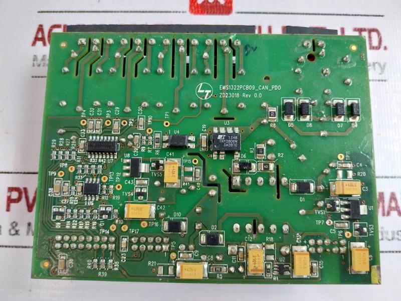 Larsen & Toubro PCB Board ZD23018 EMS1322PCB09_CAN_PDO Rev 0.0