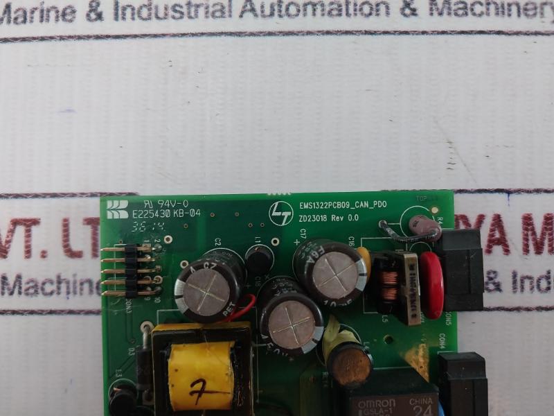 Larsen & Toubro Zd23018 Power Control Distribution Board Ems1322pcb09_can_pdo