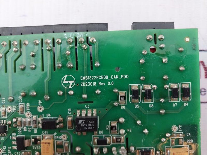 Larsen & Toubro Zd23018 Power Control Distribution Board Ems1322pcb09_can_pdo