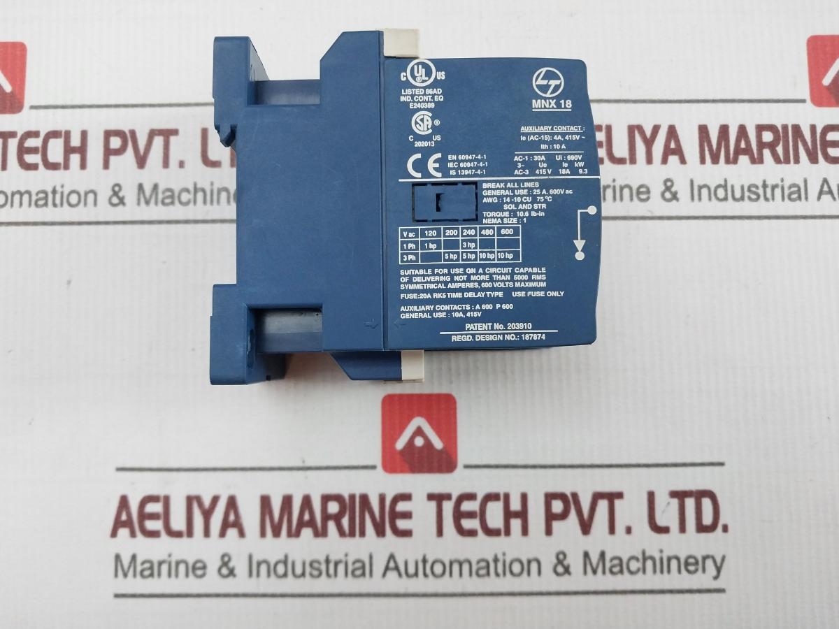 Larsen & Toubro Mnx 18 Power Contactor 220V-50Hz