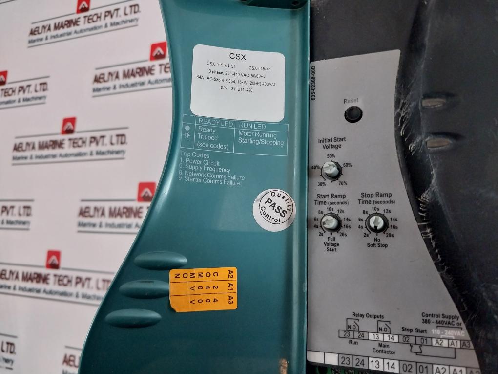 Larsen &amp; Turbo Csx-015-v4-c1 Soft Starter 3 Phase, 200-440 Vac 50/60Hz