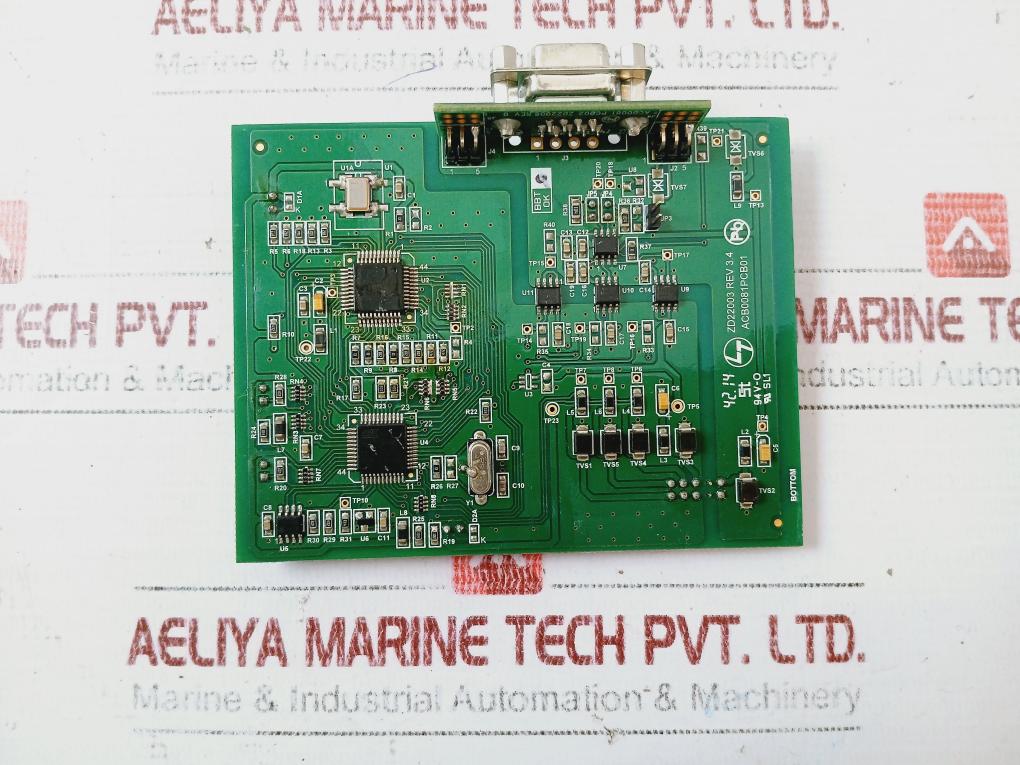 Larsen & Toubro Acb0081Pcb01 Card Printed Circuit Board Rev: 3.4