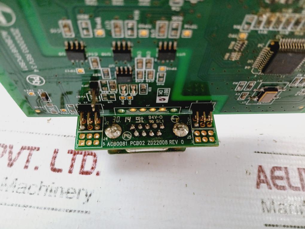 Larsen & Toubro Acb0081Pcb01 Card Printed Circuit Board Rev: 3.4