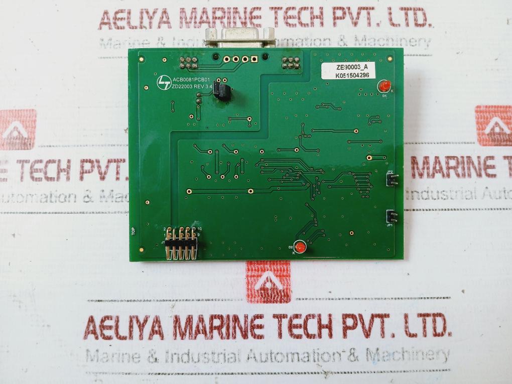 Larsen & Toubro Acb0081Pcb01 Card Printed Circuit Board Rev: 3.4