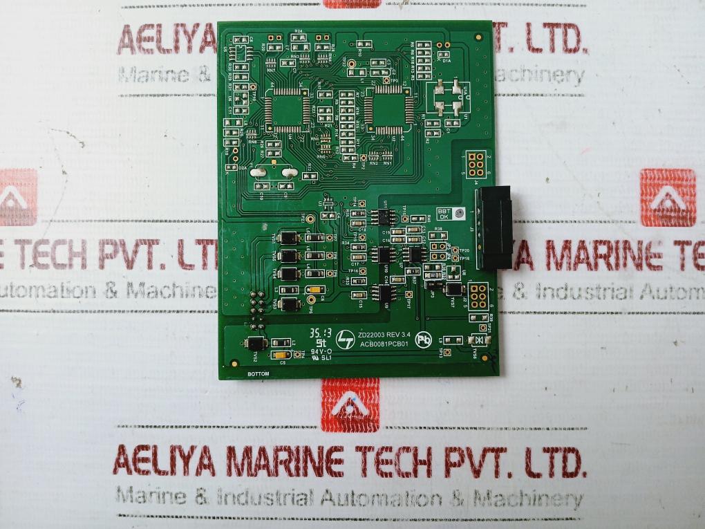 Larsen & Toubro Acb0081pcb01 Printed Circuit Board Card, 94v-0
