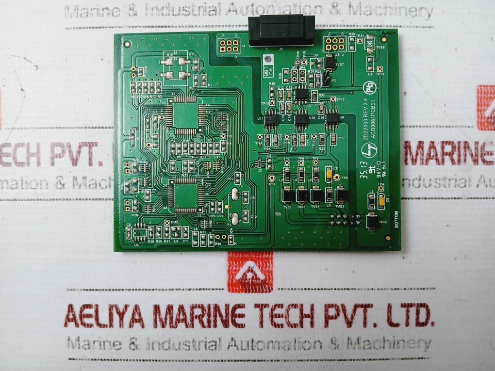 Larsen & Toubro Acb0081pcb01 Printed Circuit Board Card, 94v-0
