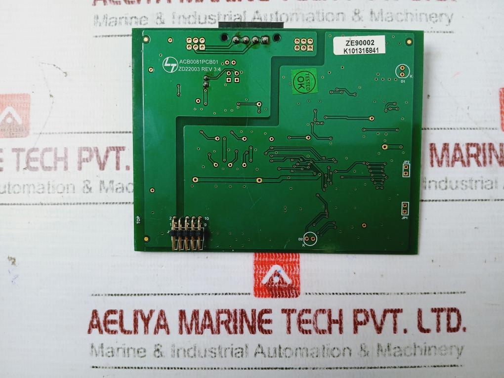 Larsen & Toubro Acb0081pcb01 Printed Circuit Board Card, 94v-0