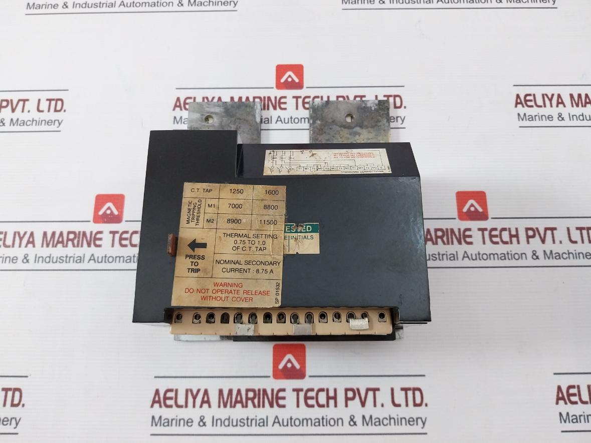 Larsen & Toubro Air Circuit Breaker Protector Type B 25Ms St28882 8.75A Sp01532