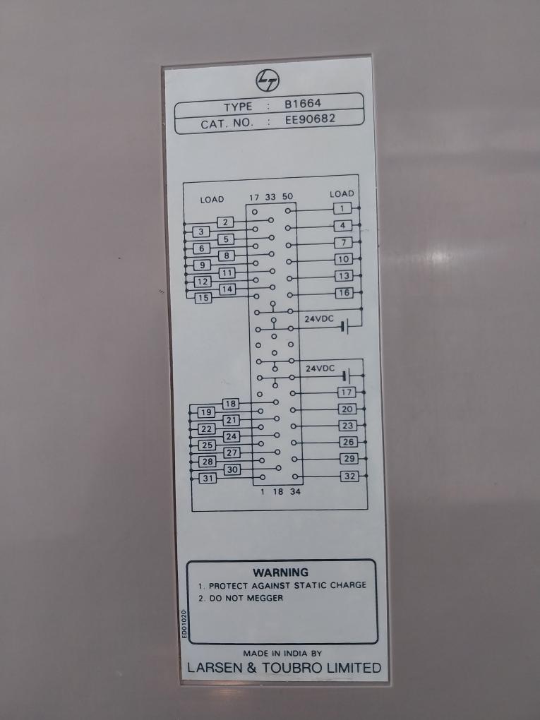 Larsen & Toubro B1664 Plc Processor Module