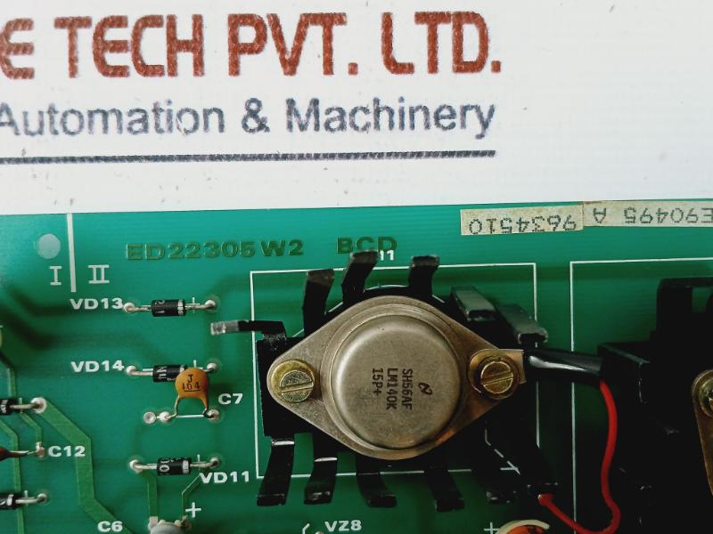 Larsen & Toubro ED22305W1 BCD Card Power Supply 9634510