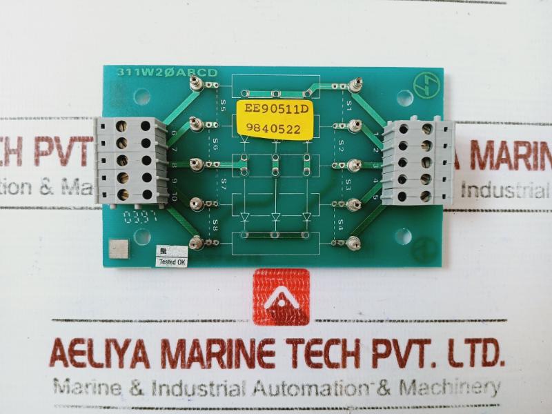 Larsen & Toubro EE90511D Printed Circuit Board 311W20ABCD 311W10ABCD