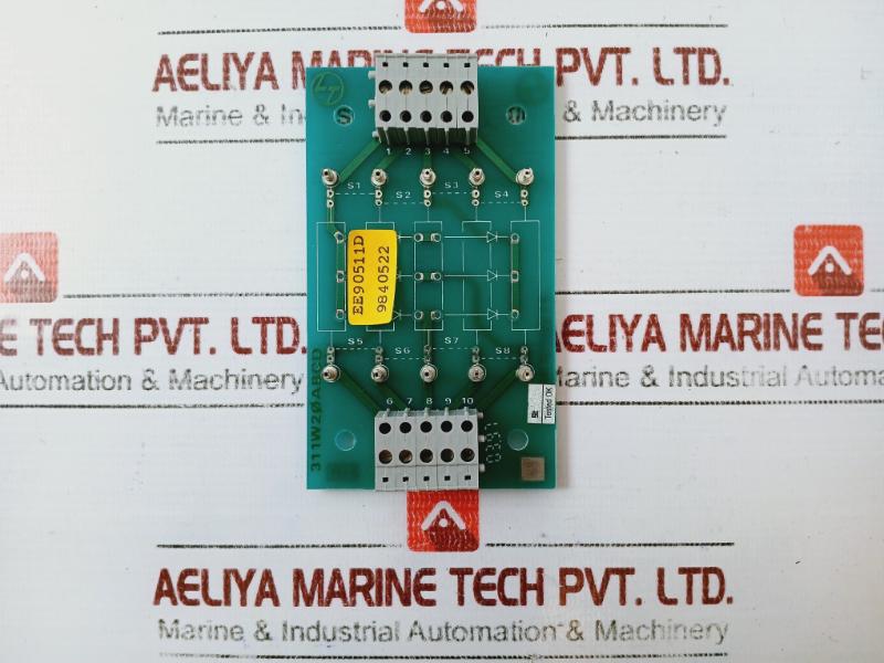 Larsen & Toubro EE90511D Printed Circuit Board 311W20ABCD 311W10ABCD