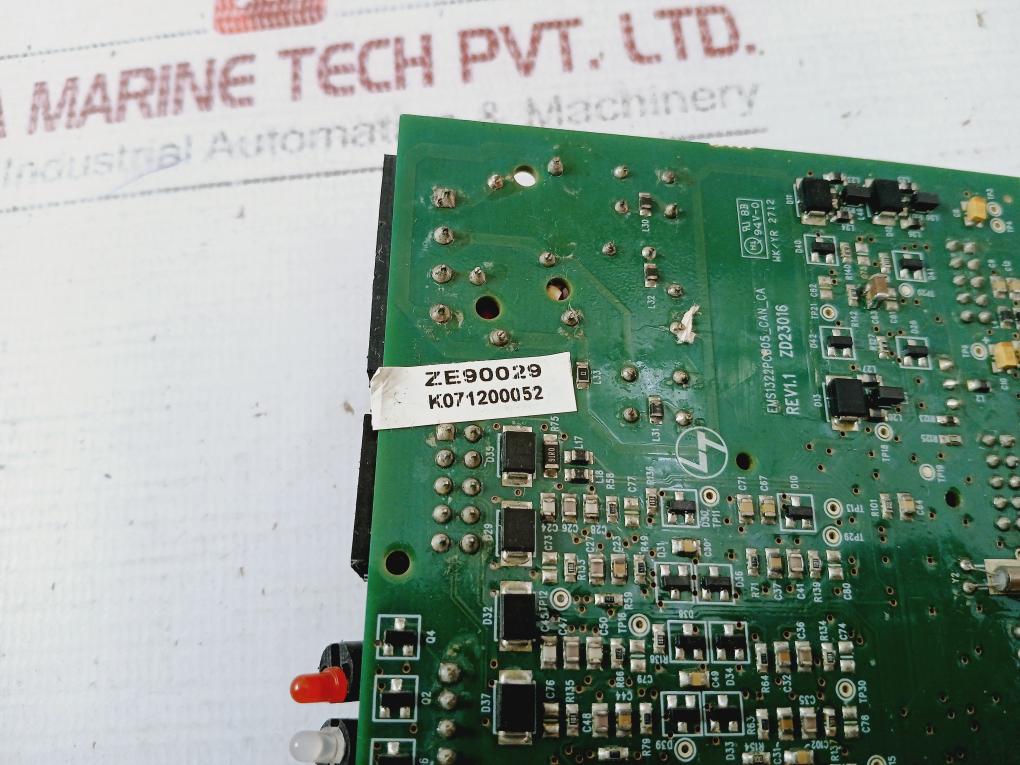 Larsen & Toubro Ems1322pcb05_can_ca Printed Circuit Board Rev 1.1 94v-0 Zd23016