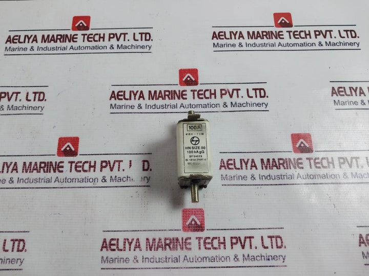 Larsen & Toubro Hn Size 00 Fuse 100a 415v ~ 7.5w 100 Ka Gg