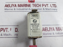 Larsen & Toubro Hn Size 00 Fuse 100a 415v ~ 7.5w 100 Ka Gg