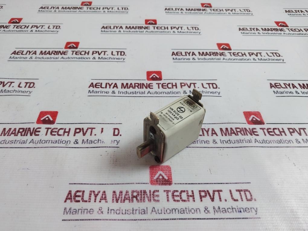 Larsen & Toubro Hn Size 00 Fuse 100a 415v ~ 7.5w 100 Ka Gg