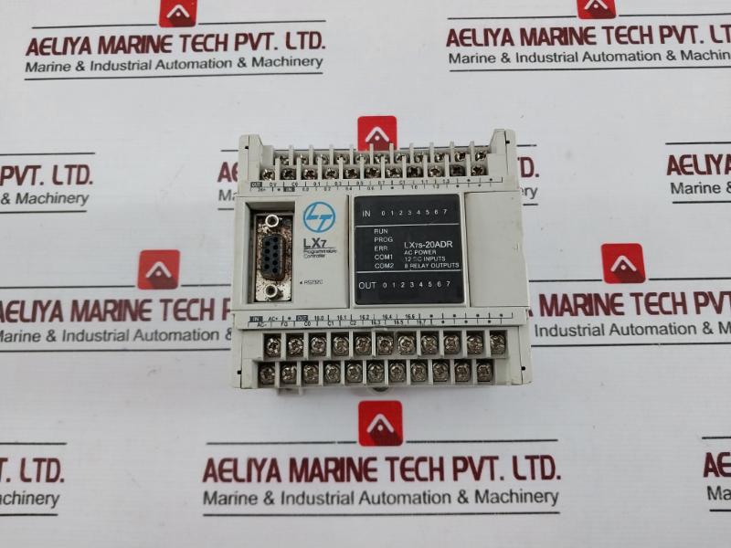 Larsen & Toubro Lx7s-20adr Programmable Controller 24vdc, 12pts Rev A