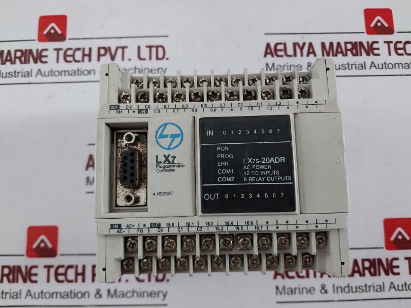 Larsen & Toubro Lx7s-20adr Programmable Controller 24vdc, 12pts Rev A