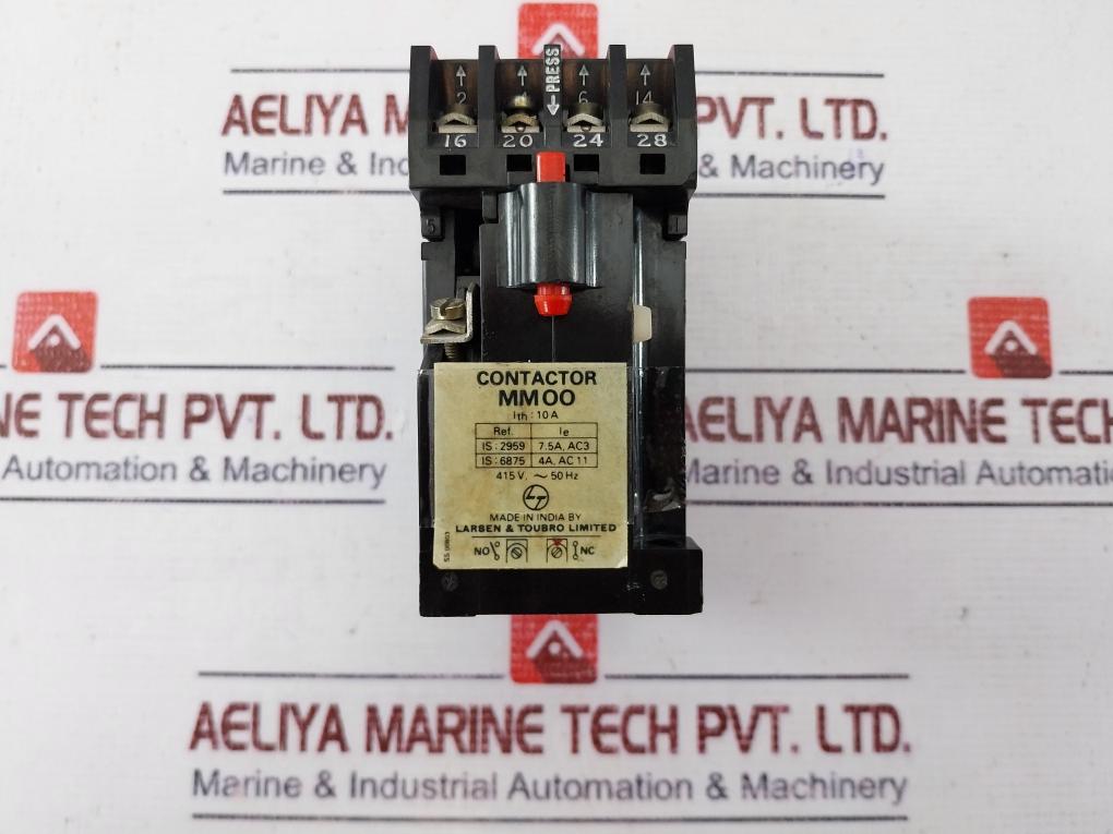 Larsen & Toubro Mm00 Contactor 10A 415V~ 50Hz
