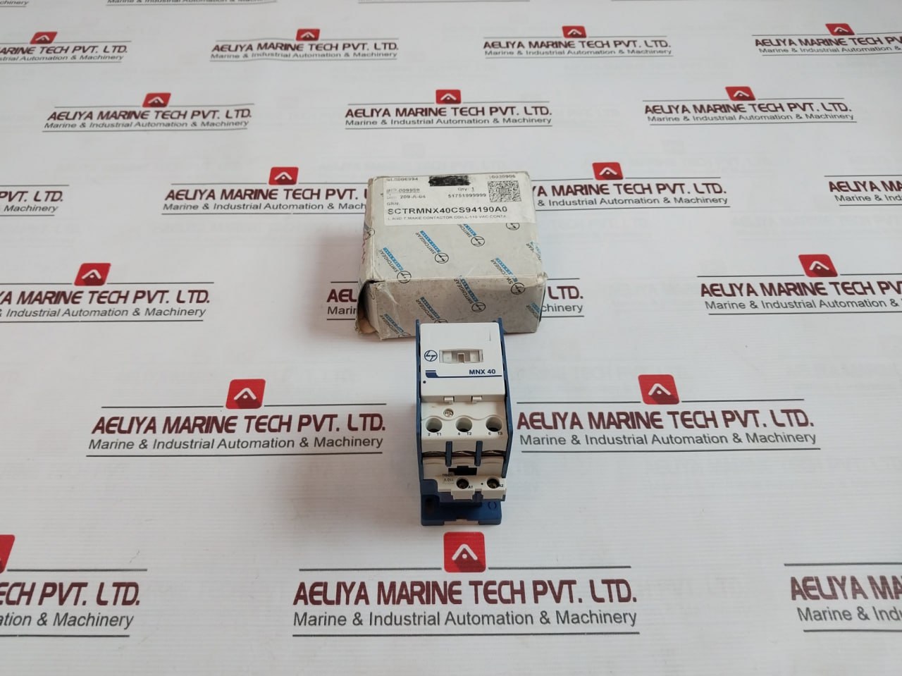 Larsen & Toubro Mnx 40 Switchgear 3 Pole Power Contactor 110V 50Hz 11.5 Lb-in