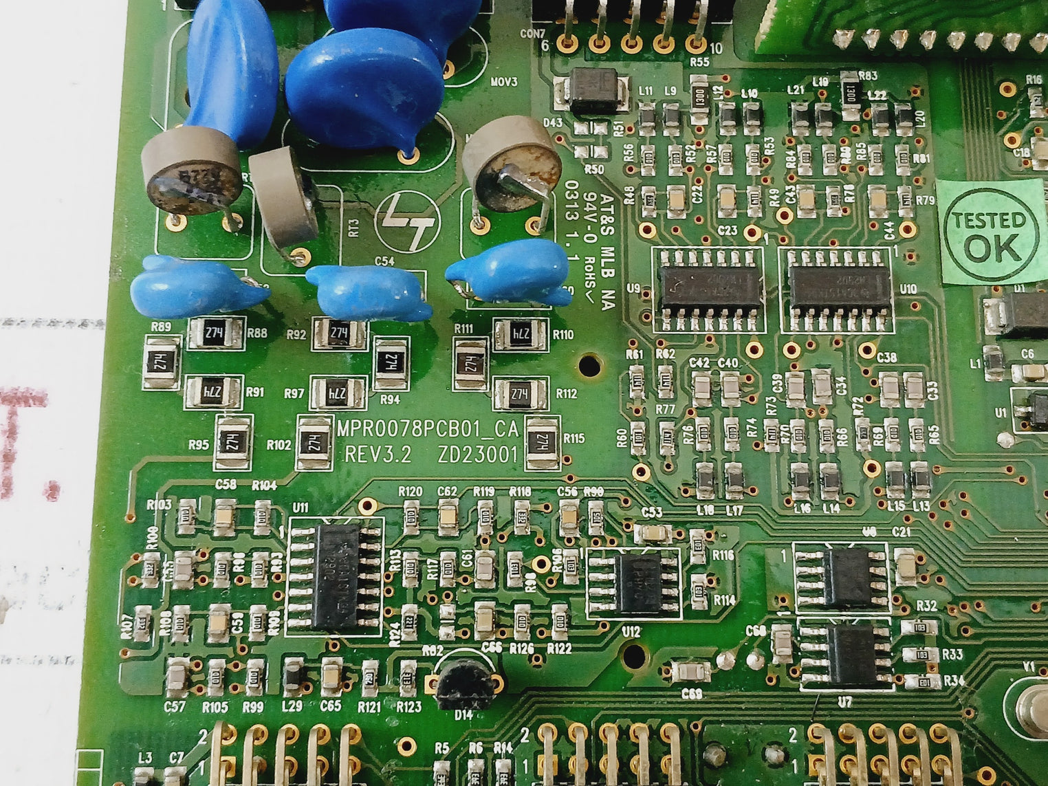 Larsen & Toubro Mpr0078pcb01_ca Pcb Board Control Card Rev 3.2