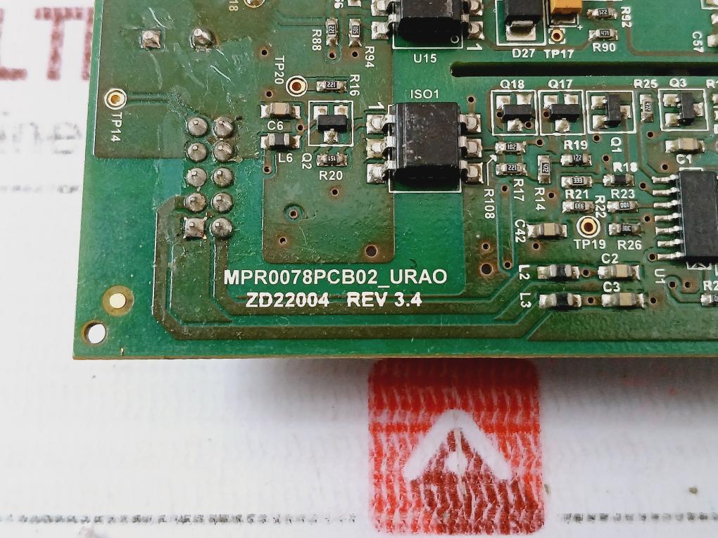 Larsen & Toubro Mpr0078pcb02_urao Printed Circuit Board Rev 3.4 K041504164