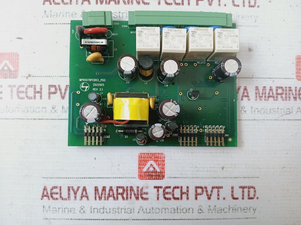 Larsen & Toubro Mpr0078Pcb03_Pd0 Mp Power Control//Distribution Board