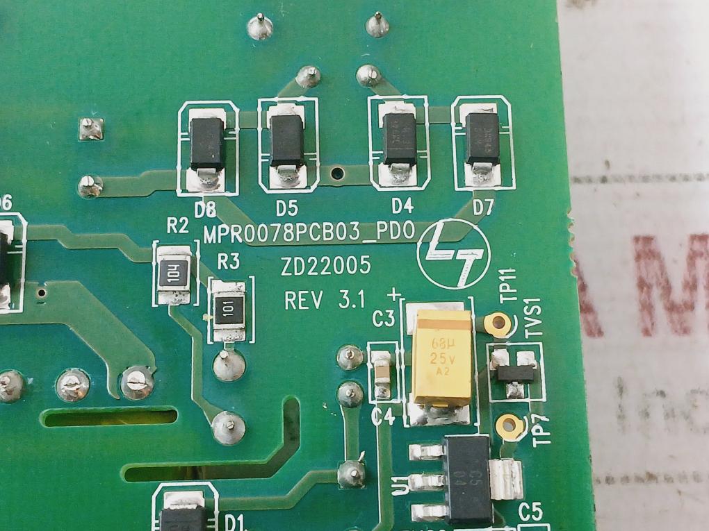Larsen & Toubro Mpr0078Pcb03_Pd0 Mp Power Control//Distribution Board