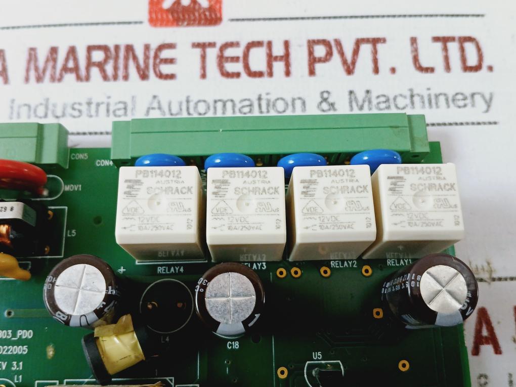Larsen & Toubro Mpr0078Pcb03_Pd0 Power Control/Distribution Board Rev: 3.1
