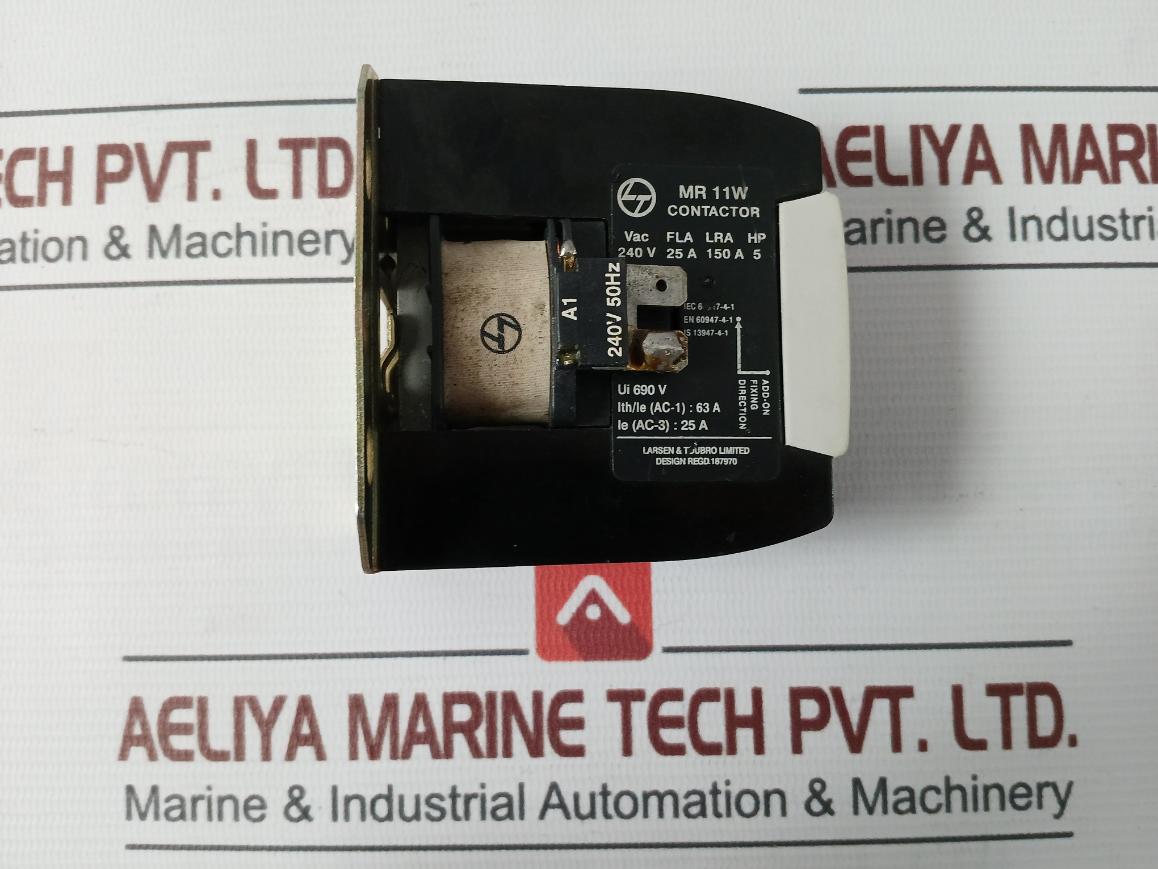 Larsen & Toubro Mr11W Contactor 240V 50Hz 25A 5 Hp